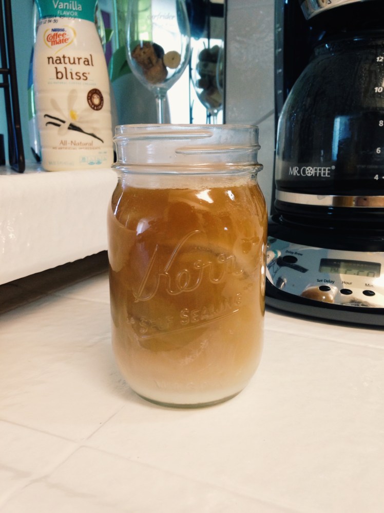 make your own iced coffee, vanilla iced coffee recipe, vanilla iced coffee, iced coffee, iced coffee recipe, diy iced coffee, natural bliss, coffeemate natural bliss, coffeemate natural bliss iced coffee, natural bliss iced coffee recipe, vanilla natural bliss