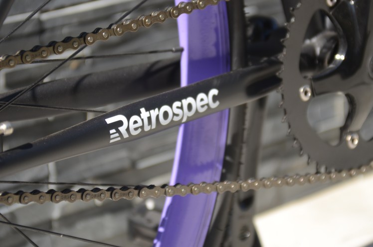 single speed bike, retrospec bike, mantra fixie, just ride la, how to decide which bike to buy, where to buy bike in la, best bike shop in la, los angeles bike shop, customized single speed bike, customized retrospec bike, midnight, matte black bike, black and purple bike