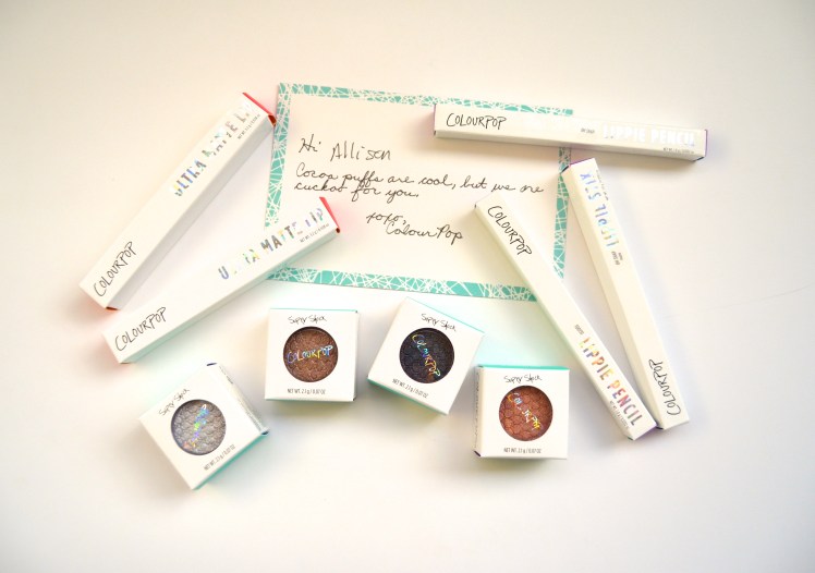 colourpop haul, how to stand out with your makeup, colourpop review, colourpop